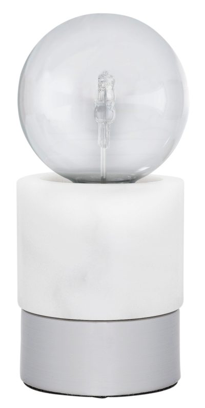 Collection - Farrah Marble and Chrome Touch - Table Lamp